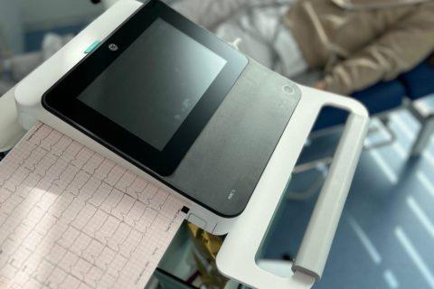 Electrocardiogramme au service de soins infirmiers du Centre médical Gare de Renens